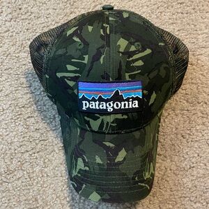 Patagonia Green Camo Trucker Hat